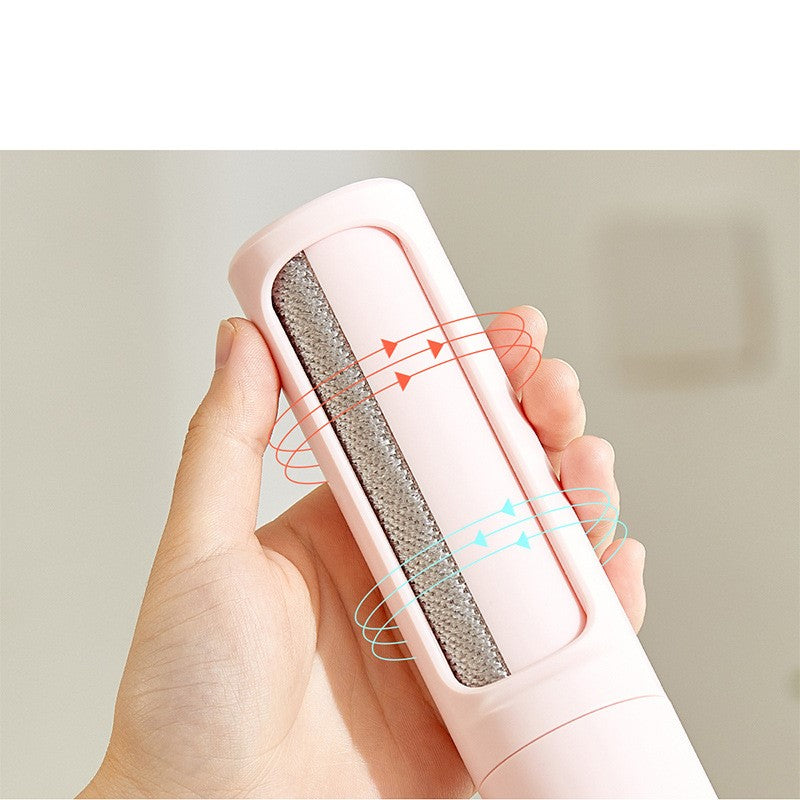 2-1 Reusable Pet Hair Remover Brush Lint Roller Portable Effective Self Cleaning Tool for Cat Dog Fur Hair Dust Removal Brush 2-1 Reusable Pet Hair Remover Brush Lint Rolle