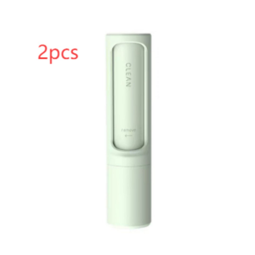 2 - 1 Reusable Pet Hair Remover Brush Lint Roller Portable Effective Self Cleaning Tool for Cat Dog Fur Hair Dust Removal Brush 2 - 1 Reusable Pet Hair Remover Brush Lint Rolle - Happy paws world