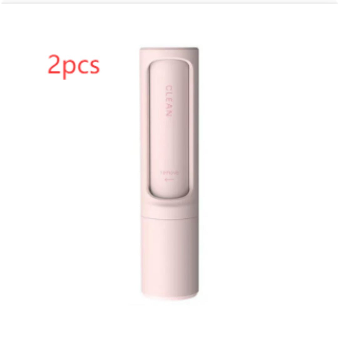 2 - 1 Reusable Pet Hair Remover Brush Lint Roller Portable Effective Self Cleaning Tool for Cat Dog Fur Hair Dust Removal Brush 2 - 1 Reusable Pet Hair Remover Brush Lint Rolle - Happy paws world