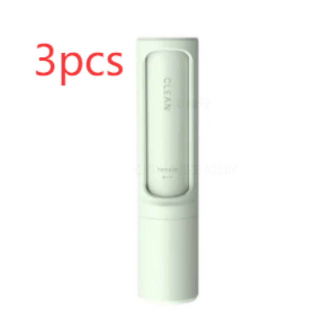 2 - 1 Reusable Pet Hair Remover Brush Lint Roller Portable Effective Self Cleaning Tool for Cat Dog Fur Hair Dust Removal Brush 2 - 1 Reusable Pet Hair Remover Brush Lint Rolle - Happy paws world