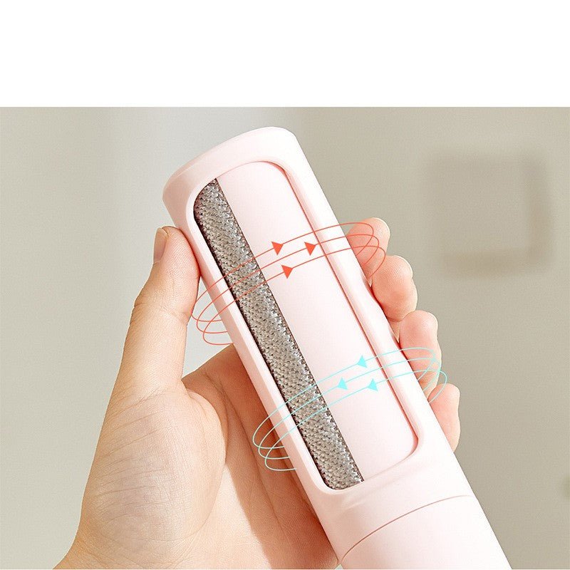2 - 1 Reusable Pet Hair Remover Brush Lint Roller Portable Effective Self Cleaning Tool for Cat Dog Fur Hair Dust Removal Brush 2 - 1 Reusable Pet Hair Remover Brush Lint Rolle - Happy paws world