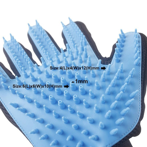 3 - in - 1 Pet Bathing & Massage Glove Sprayer | Dog & Cat Shower Brush with Water Comb - Happy paws world
