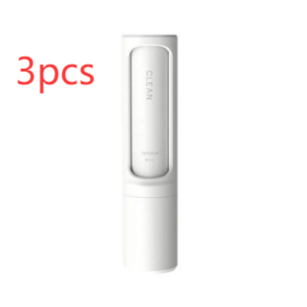 2-1 Reusable Pet Hair Remover Brush Lint Roller Portable Effective Self Cleaning Tool for Cat Dog Fur Hair Dust Removal Brush 2-1 Reusable Pet Hair Remover Brush Lint Rolle