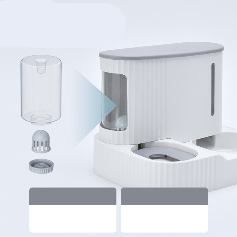 Cat Automatic Drinking Fountain Feeder Integrated Water Feeder Pet Supplies - Happy paws world