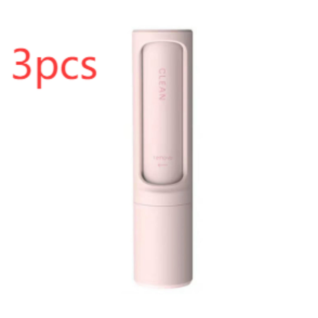 2-1 Reusable Pet Hair Remover Brush Lint Roller Portable Effective Self Cleaning Tool for Cat Dog Fur Hair Dust Removal Brush 2-1 Reusable Pet Hair Remover Brush Lint Rolle