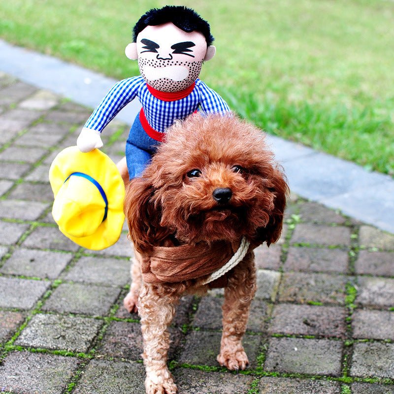 Halloween Pet Costume Pet Dog Funny Clothes Adjustable Dog Cosplay Costume Scary Costume Party Gatherings - Happy paws world