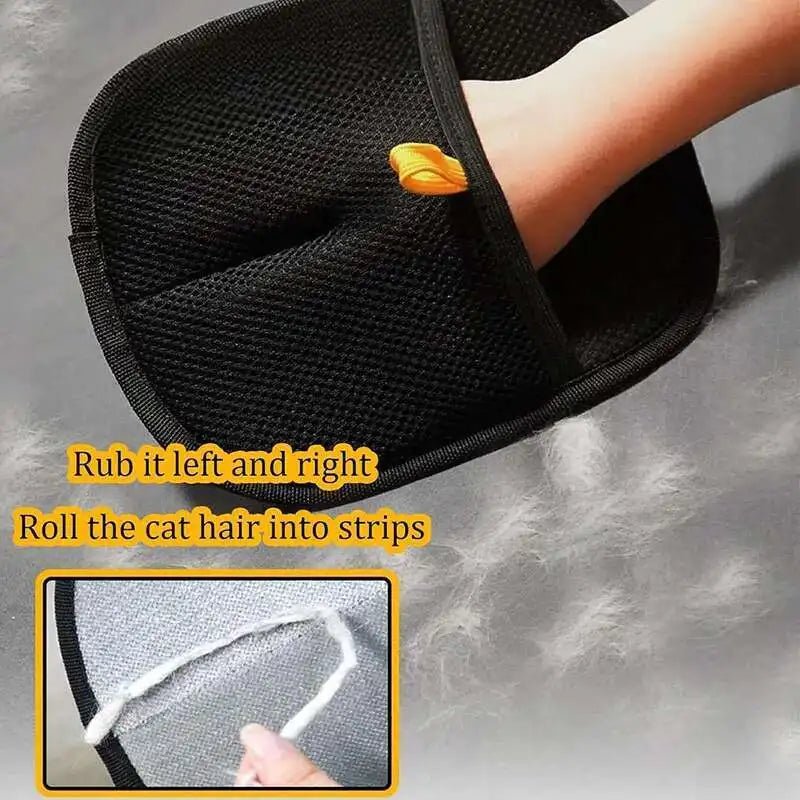 👉 Magic Pet Hair Remover Glove 🐾 - Happy paws world