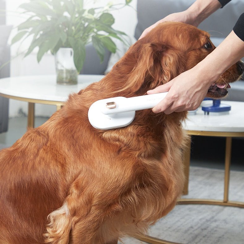 Pet Comb Cat Dog To Remove Floating Hair Pet Hair Brush Hair Removal Artifact Pet Grooming Brush Supplies Self Cleaning Comb Pet Products - Happy paws world