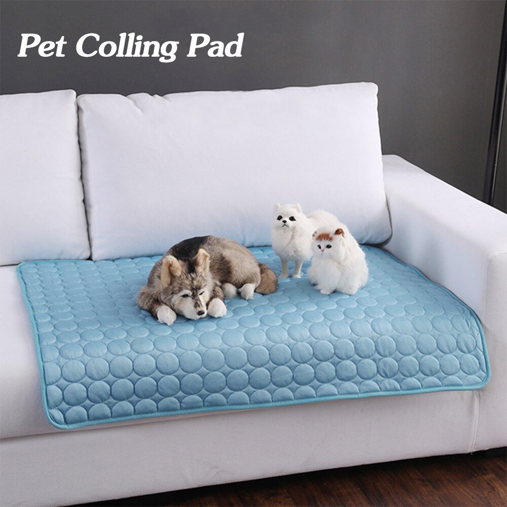 Pet Dog Cat Ice Silk Cold Nest Pad For Cooling In Summer - Happy paws world