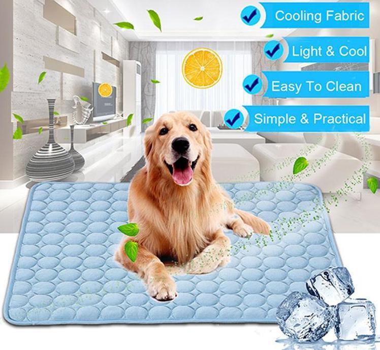 Pet Dog Cat Ice Silk Cold Nest Pad For Cooling In Summer - Happy paws world