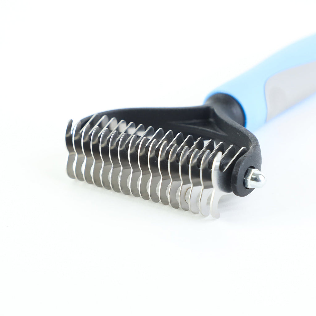 👉 Premium Stainless Steel Open Knot Pet Grooming Comb - Happy paws world
