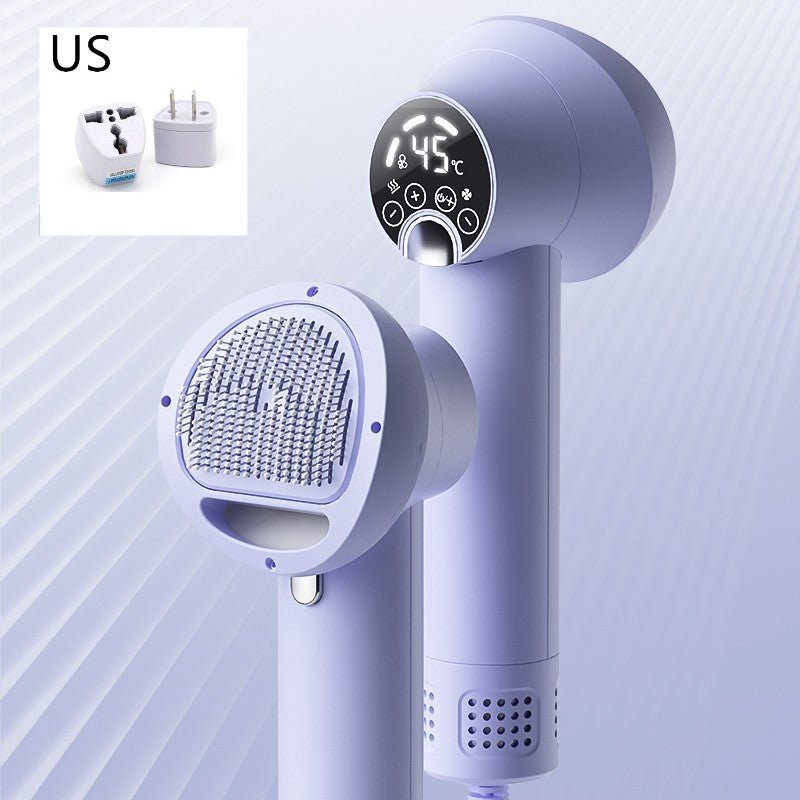Smart Pet Hair Dryer Dog Golden Retriever Cat Grooming Hairdressing Blow & Comb Silent No Harm Pet Cleaning Supplies Pet Products - Happy paws world