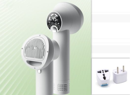 Smart Pet Hair Dryer Dog Golden Retriever Cat Grooming Hairdressing Blow & Comb Silent No Harm Pet Cleaning Supplies Pet Products - Happy paws world