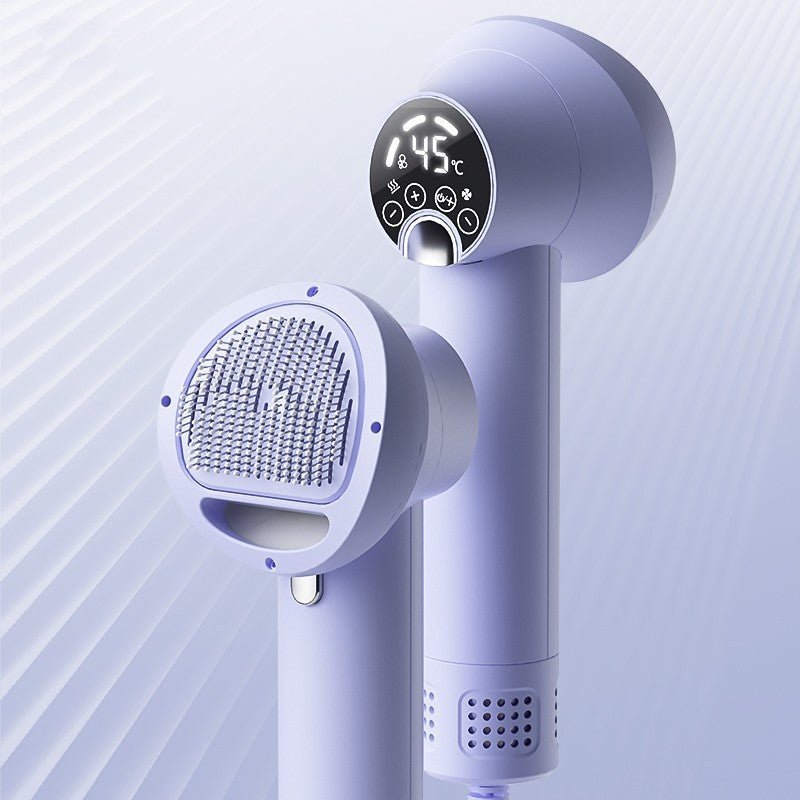 Smart Pet Hair Dryer Dog Golden Retriever Cat Grooming Hairdressing Blow & Comb Silent No Harm Pet Cleaning Supplies Pet Products - Happy paws world