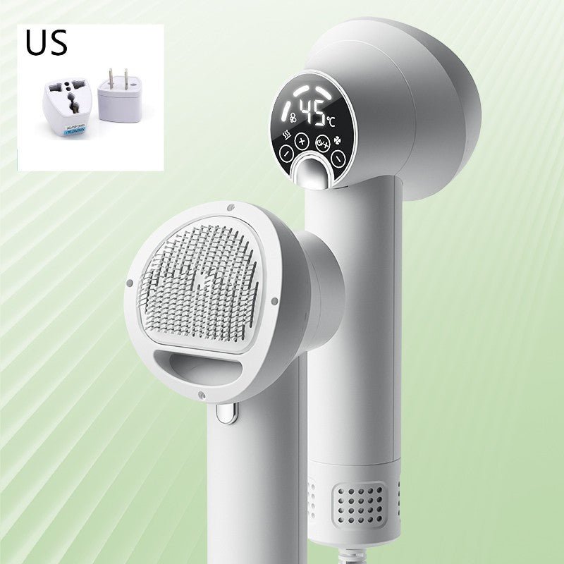 Smart Pet Hair Dryer Dog Golden Retriever Cat Grooming Hairdressing Blow & Comb Silent No Harm Pet Cleaning Supplies Pet Products - Happy paws world